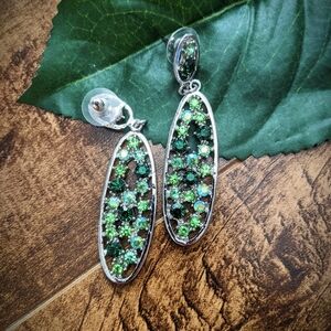Vintage rhinestone earrings